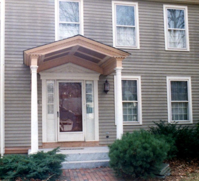 Front Portico Colonial Modern